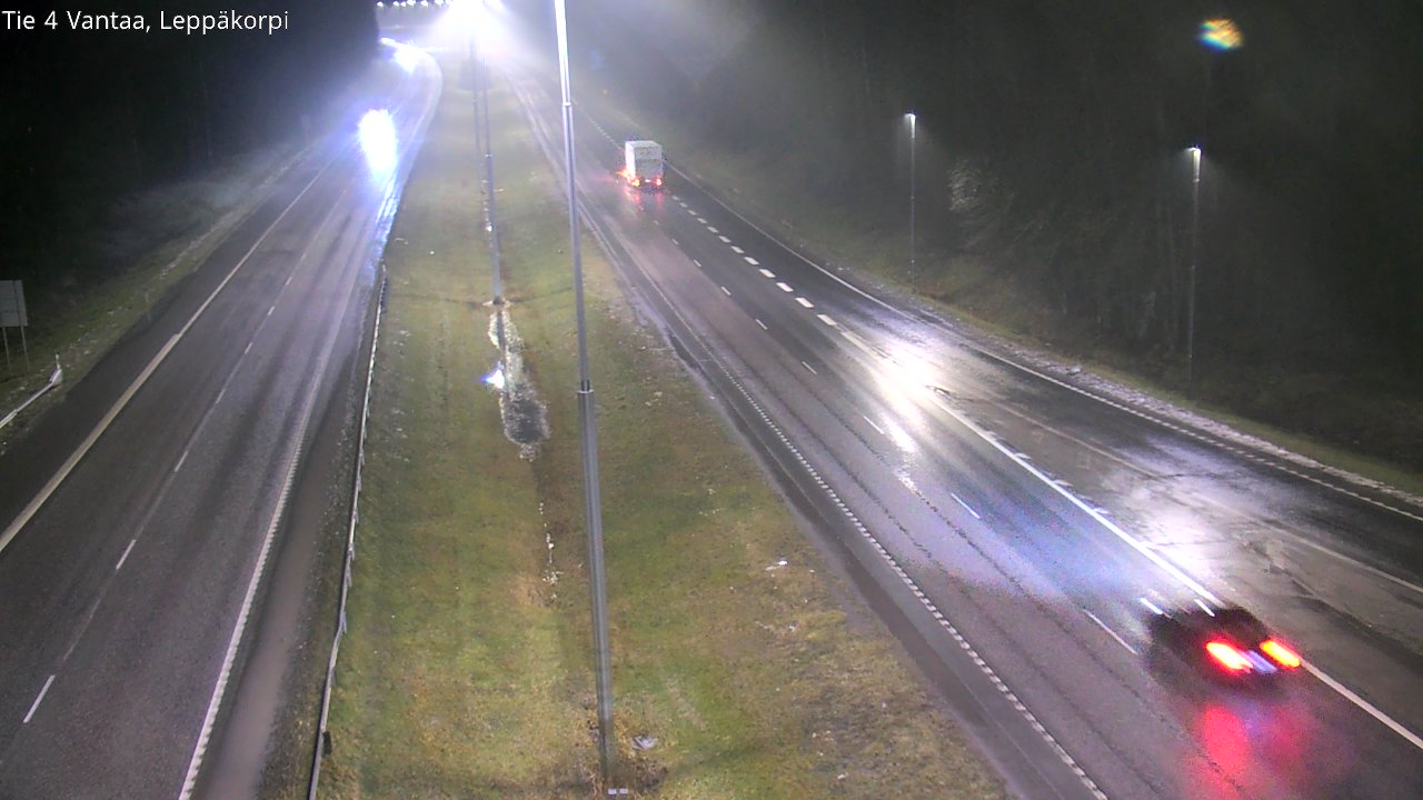 Weather Camera Image Väg 4 Vanda Alkärr, Vantaa, Uusimaa
