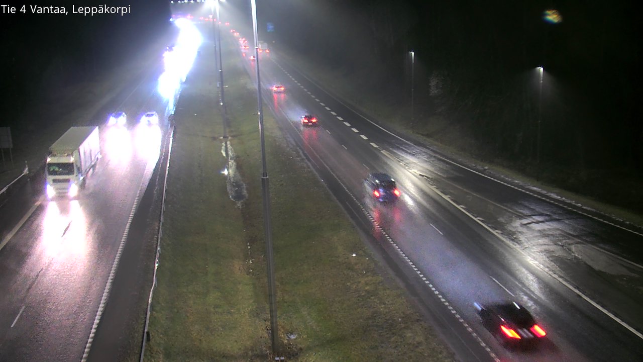 Weather Camera Image Väg 4 Vanda Alkärr, Vantaa, Uusimaa