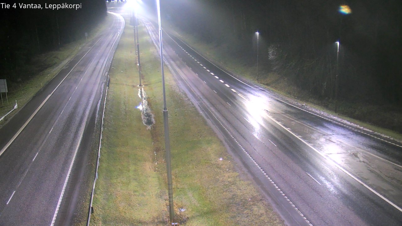 Weather Camera Image Väg 4 Vanda Alkärr, Vantaa, Uusimaa