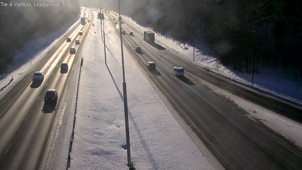 Weather Camera Image Road 4 Vantaa Leppäkorpi, Vantaa, Uusimaa