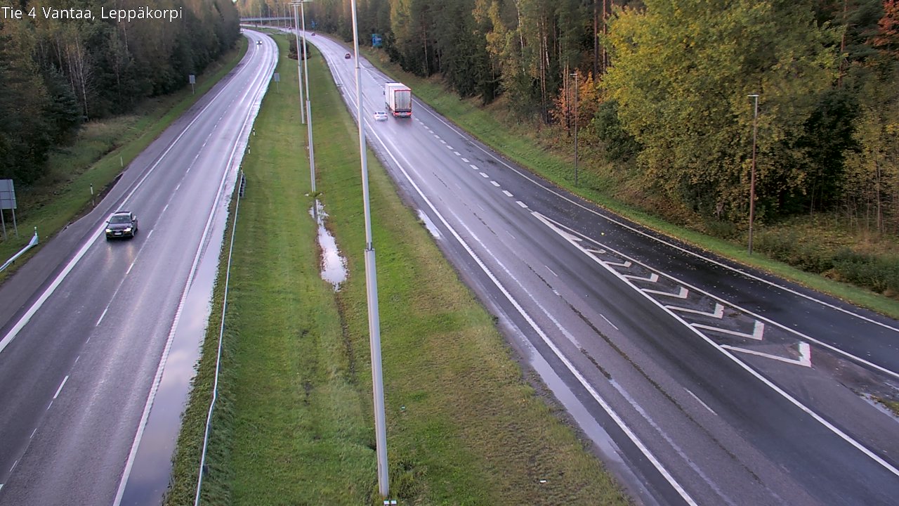 Weather Camera Image Road 4 Vantaa Leppäkorpi, Vantaa, Uusimaa