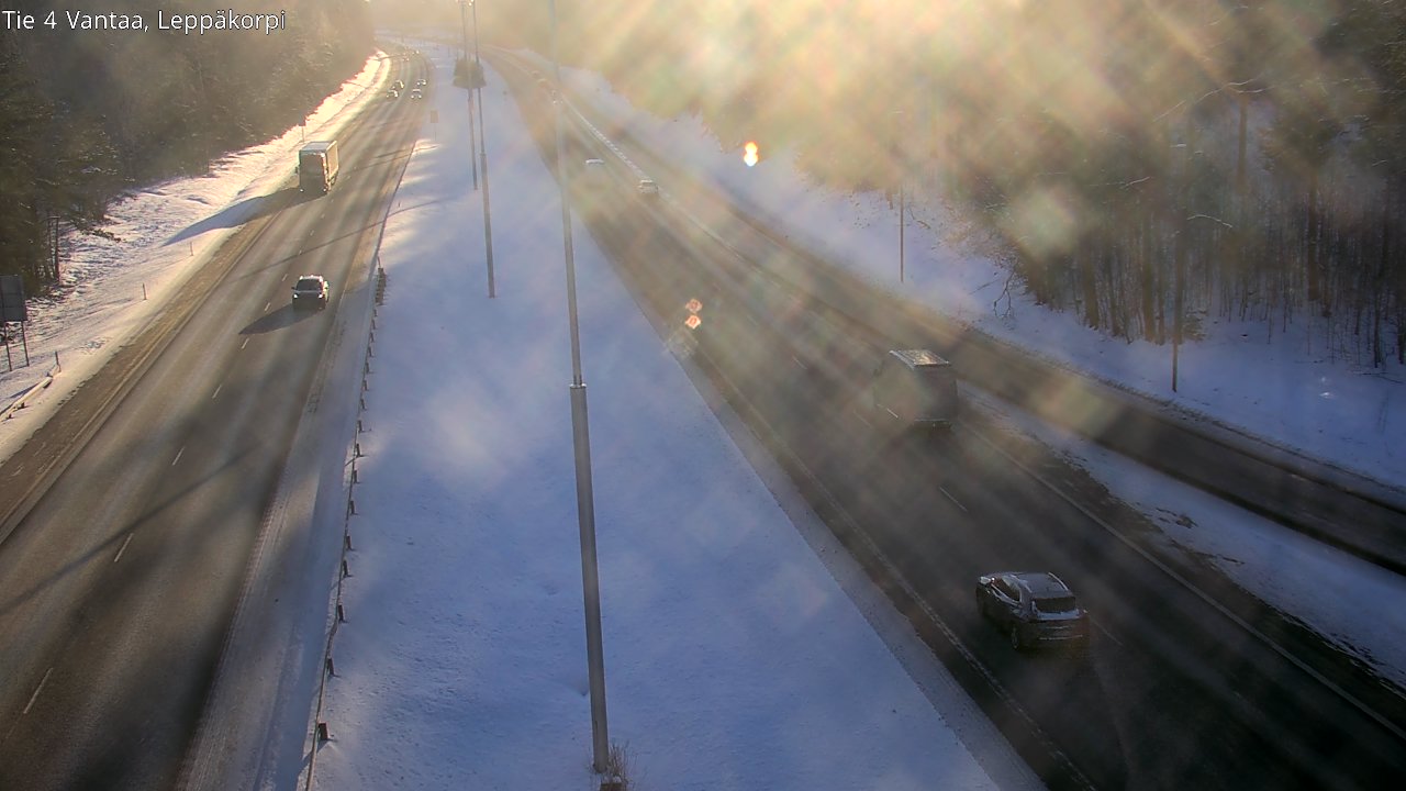 Weather Camera Image Road 4 Vantaa Leppäkorpi, Vantaa, Uusimaa