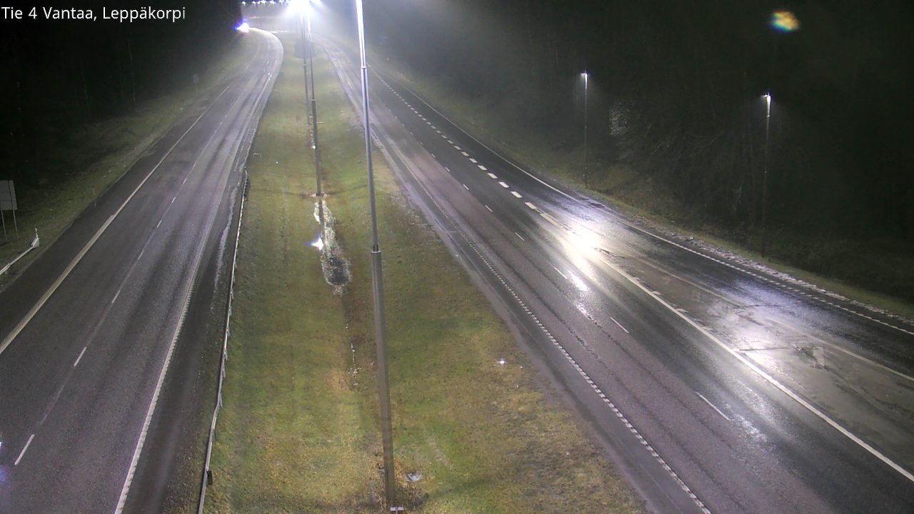 Weather Camera Image Väg 4 Vanda Alkärr, Vantaa, Uusimaa