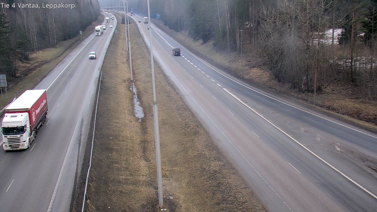 Weather Camera Image Road 4 Vantaa Leppäkorpi, Vantaa, Uusimaa