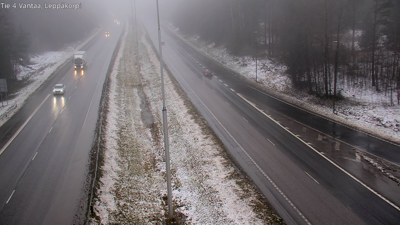 Weather Camera Image Väg 4 Vanda Alkärr, Vantaa, Uusimaa