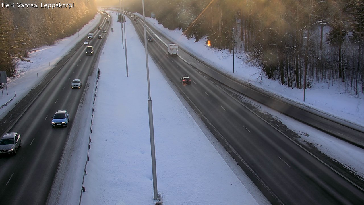 Weather Camera Image Road 4 Vantaa Leppäkorpi, Vantaa, Uusimaa