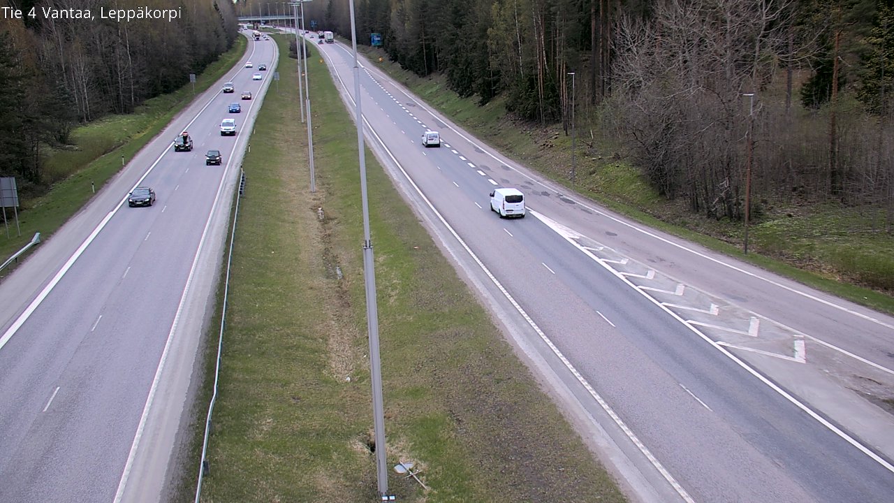 Weather Camera Image Road 4 Vantaa Leppäkorpi, Vantaa, Uusimaa