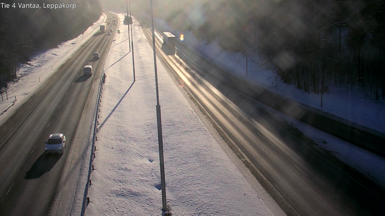 Weather Camera Image Road 4 Vantaa Leppäkorpi, Vantaa, Uusimaa