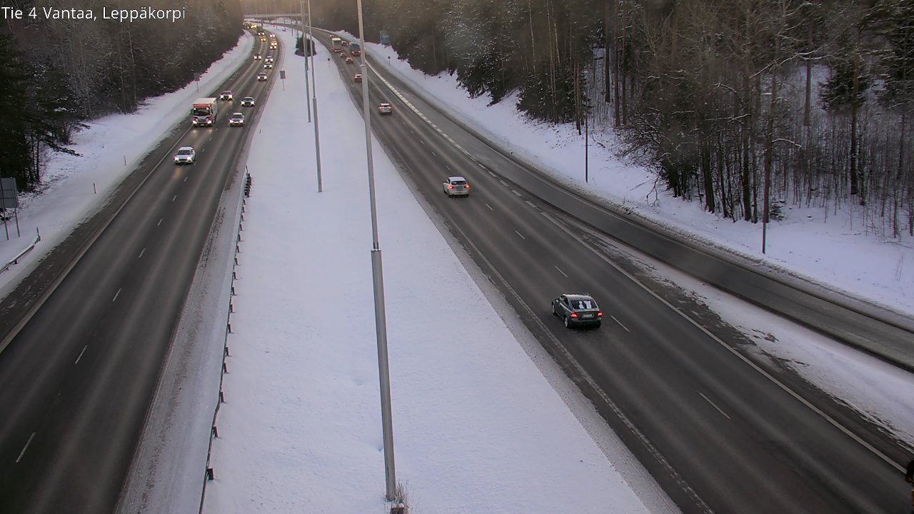 Weather Camera Image Road 4 Vantaa Leppäkorpi, Vantaa, Uusimaa