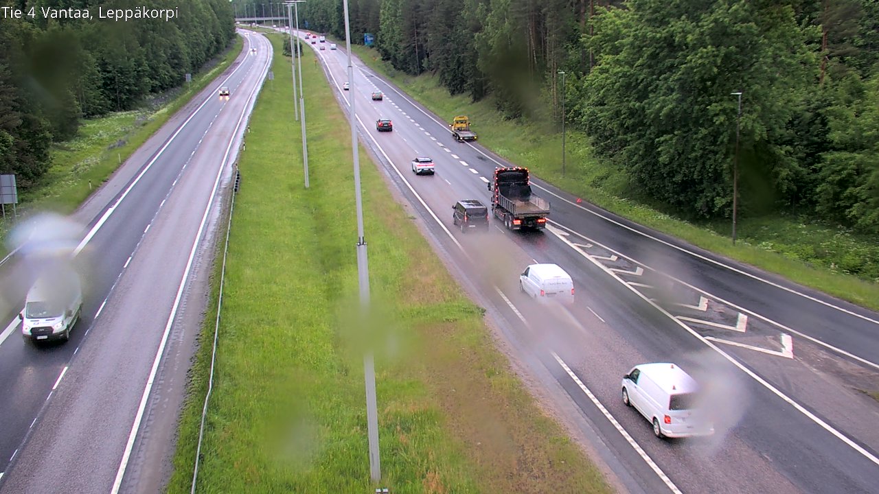 Weather Camera Image Road 4 Vantaa Leppäkorpi, Vantaa, Uusimaa