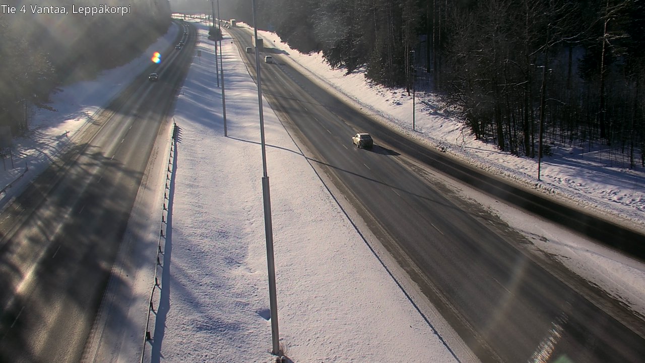 Weather Camera Image Road 4 Vantaa Leppäkorpi, Vantaa, Uusimaa