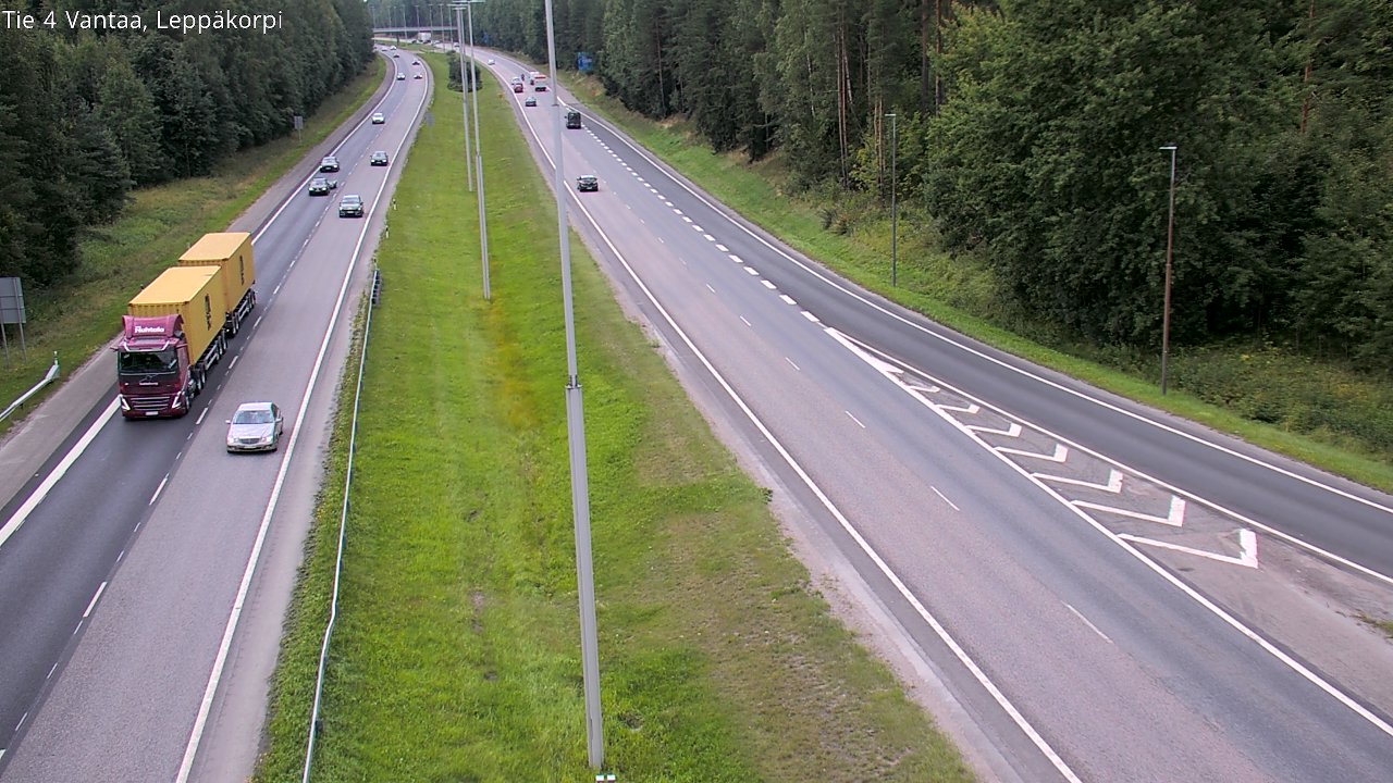 Weather Camera Image Road 4 Vantaa Leppäkorpi, Vantaa, Uusimaa