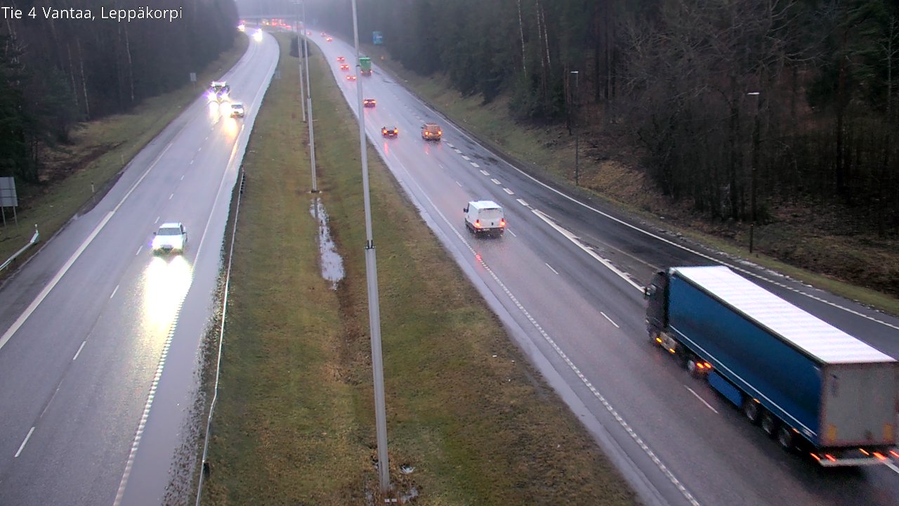 Weather Camera Image Väg 4 Vanda Alkärr, Vantaa, Uusimaa