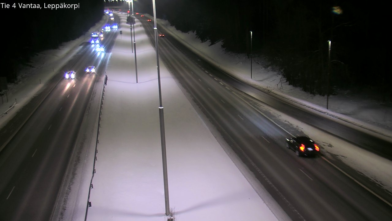 Weather Camera Image Road 4 Vantaa Leppäkorpi, Vantaa, Uusimaa