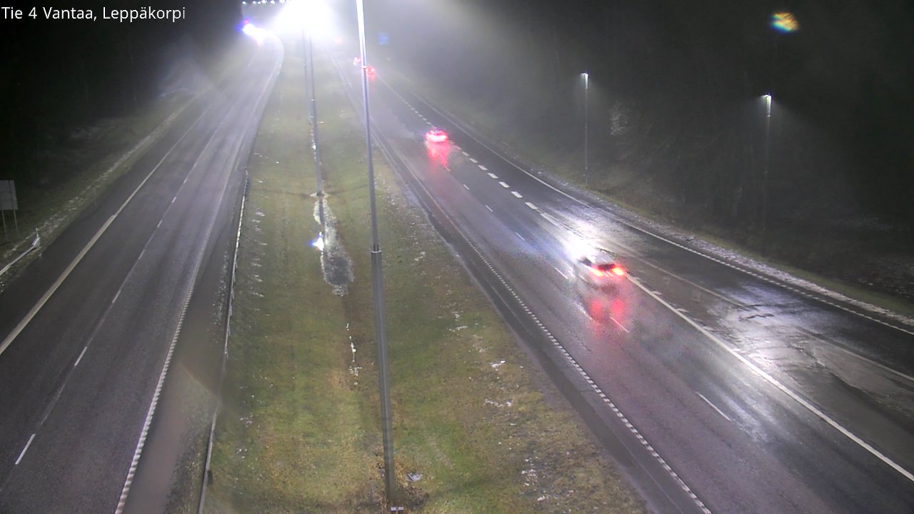 Weather Camera Image Väg 4 Vanda Alkärr, Vantaa, Uusimaa
