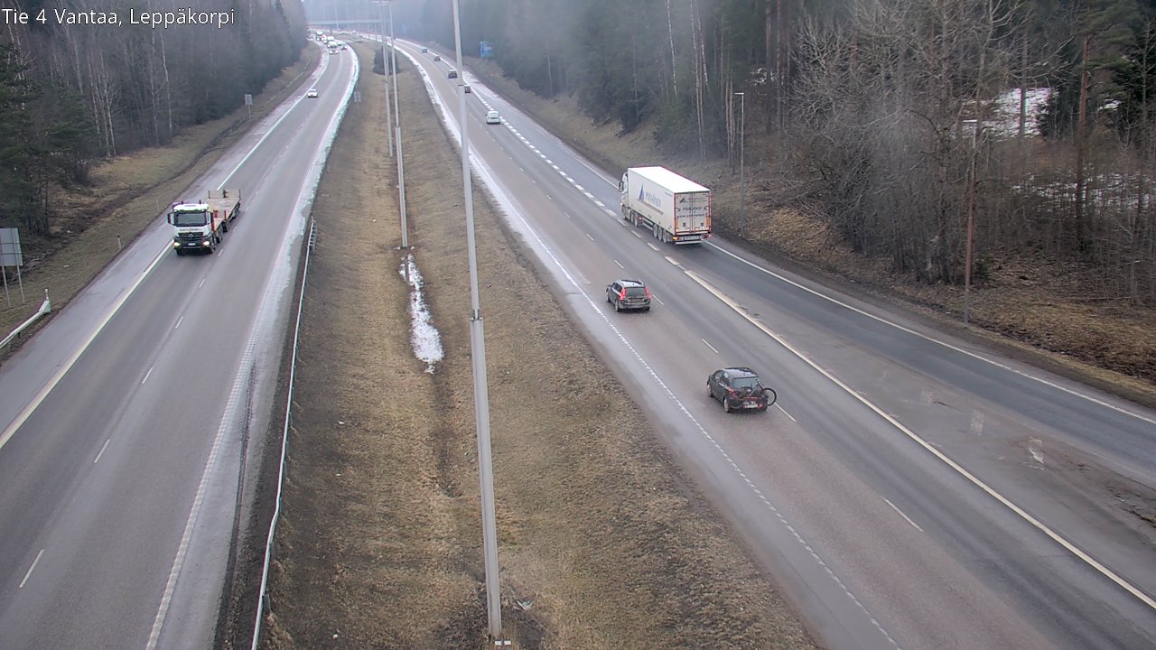 Weather Camera Image Road 4 Vantaa Leppäkorpi, Vantaa, Uusimaa