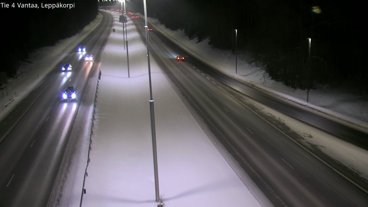 Weather Camera Image Road 4 Vantaa Leppäkorpi, Vantaa, Uusimaa