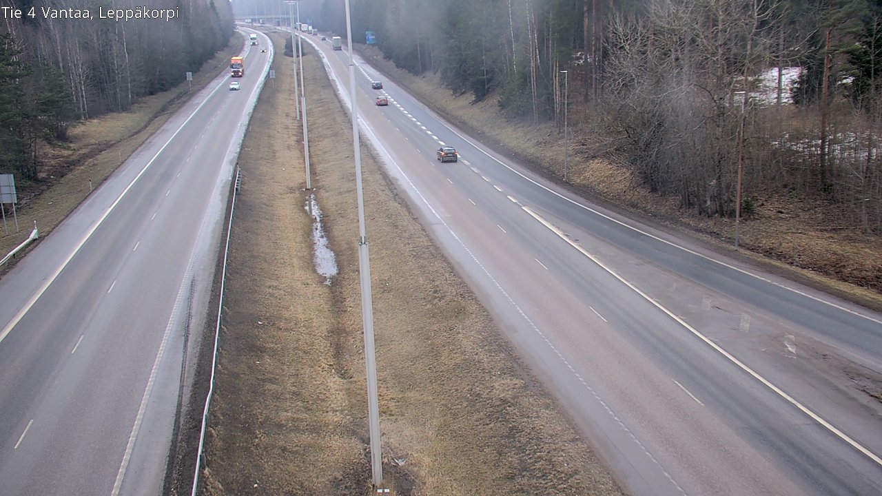Weather Camera Image Road 4 Vantaa Leppäkorpi, Vantaa, Uusimaa