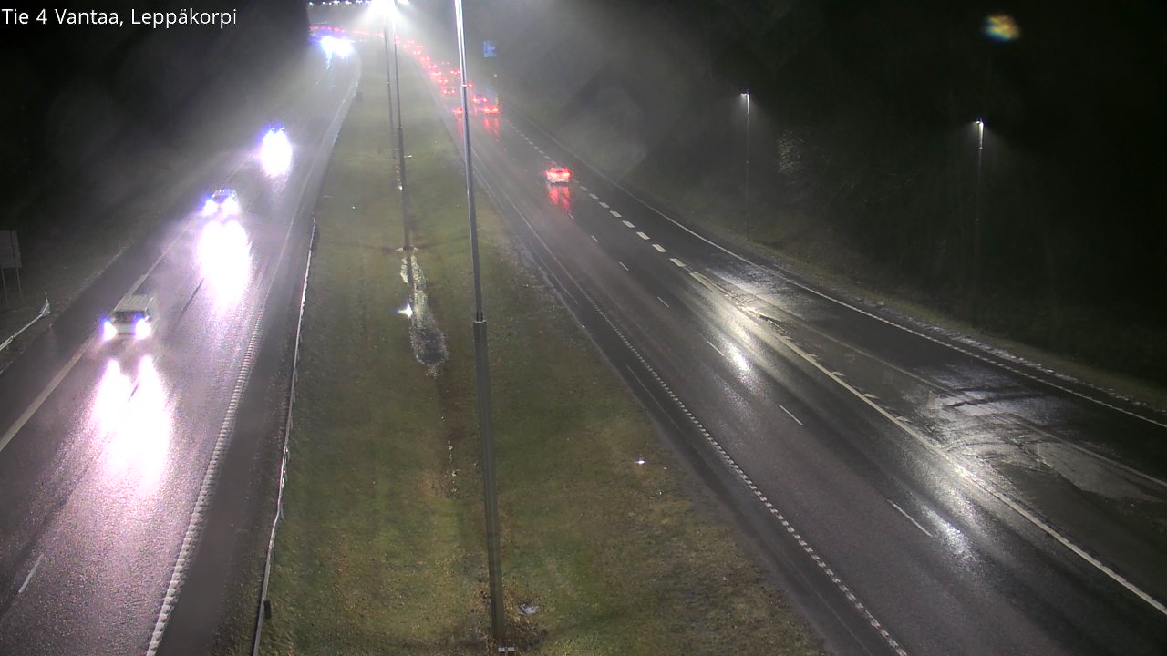 Weather Camera Image Väg 4 Vanda Alkärr, Vantaa, Uusimaa