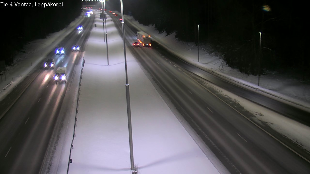 Weather Camera Image Road 4 Vantaa Leppäkorpi, Vantaa, Uusimaa