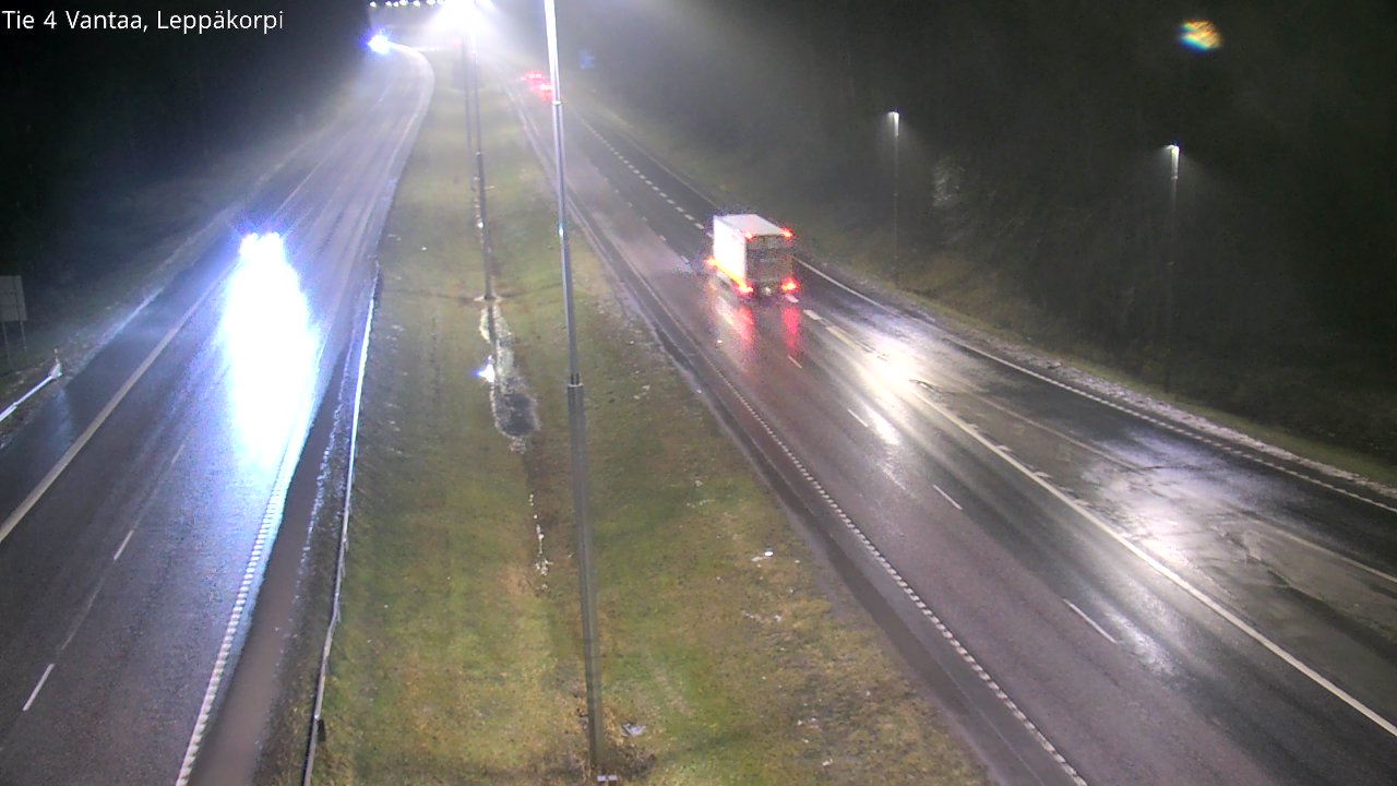 Weather Camera Image Väg 4 Vanda Alkärr, Vantaa, Uusimaa