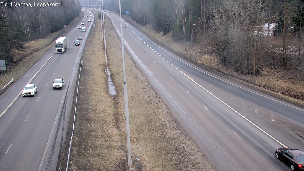Weather Camera Image Road 4 Vantaa Leppäkorpi, Vantaa, Uusimaa