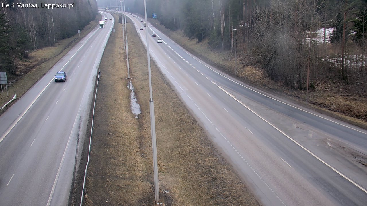 Weather Camera Image Road 4 Vantaa Leppäkorpi, Vantaa, Uusimaa