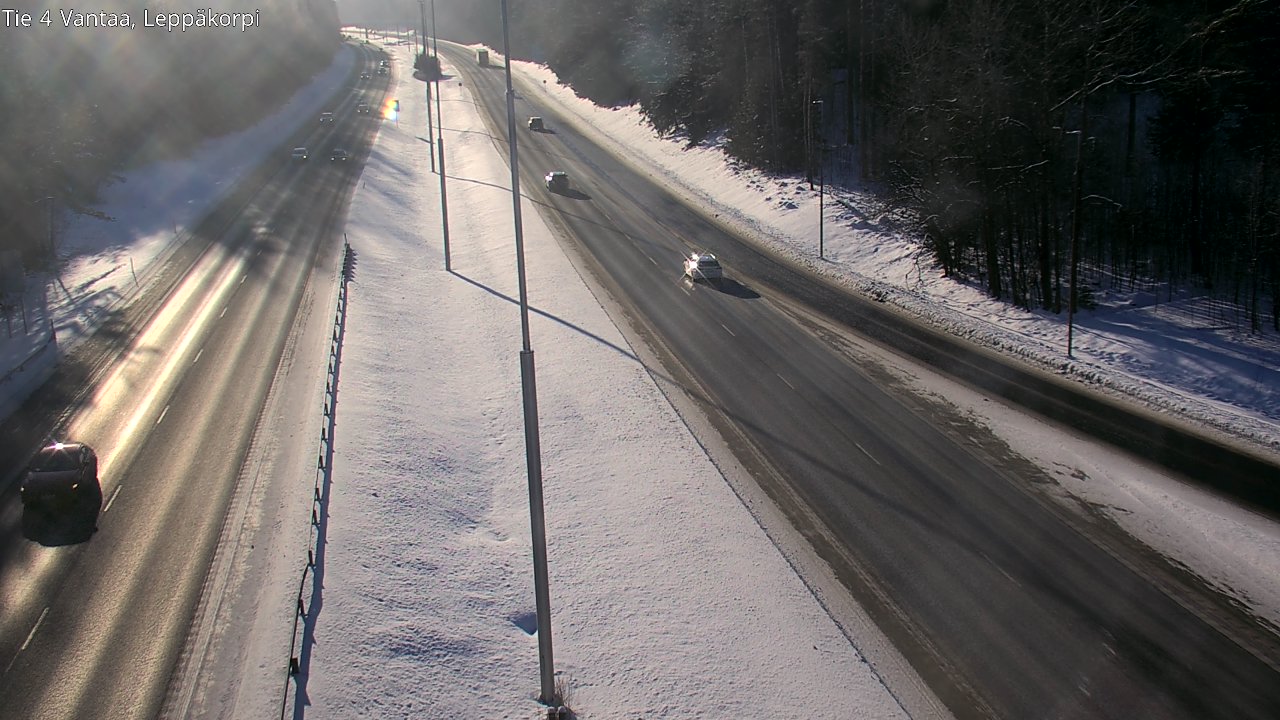 Weather Camera Image Road 4 Vantaa Leppäkorpi, Vantaa, Uusimaa