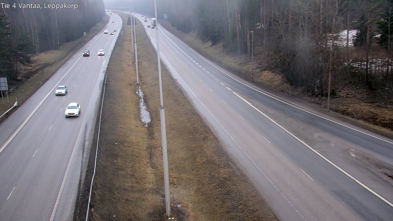 Weather Camera Image Road 4 Vantaa Leppäkorpi, Vantaa, Uusimaa