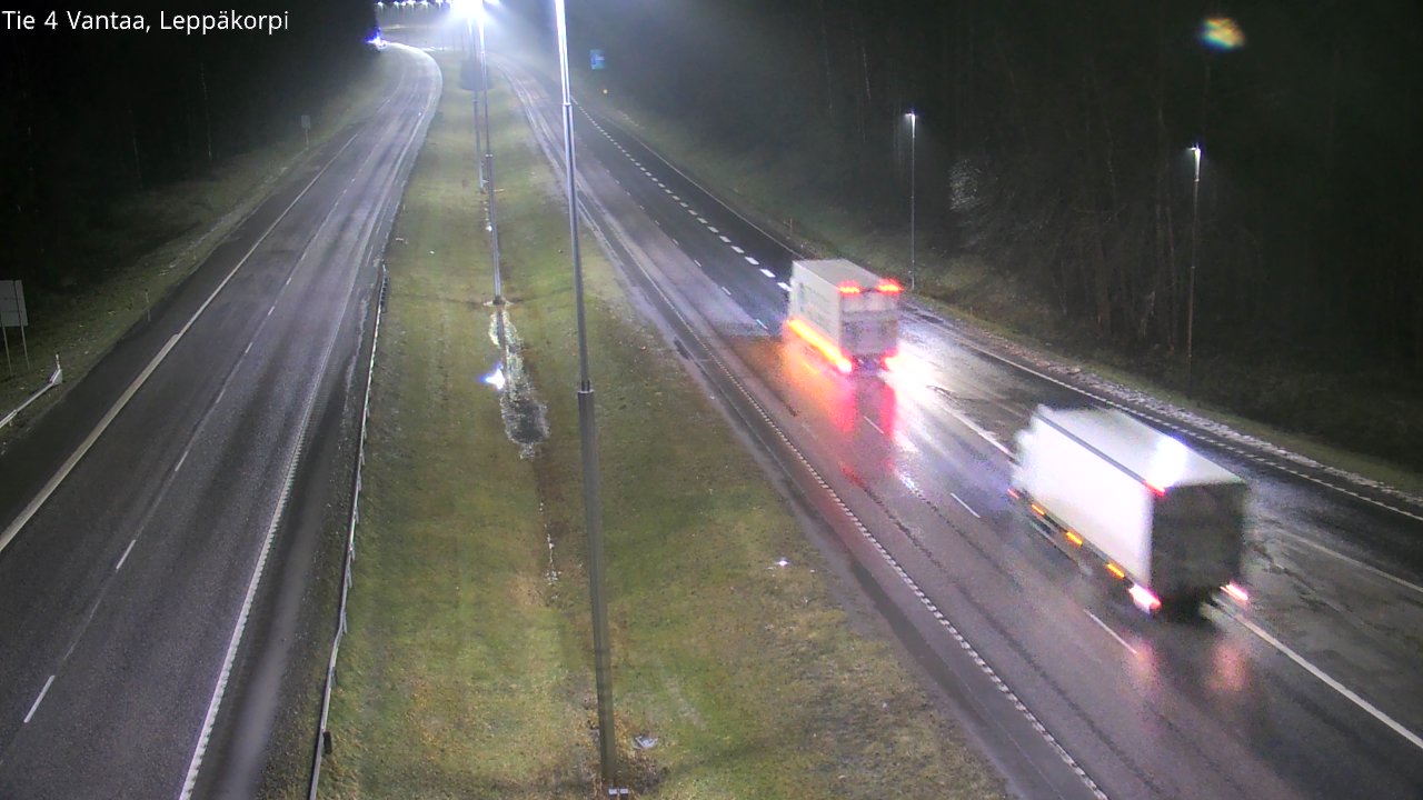 Weather Camera Image Väg 4 Vanda Alkärr, Vantaa, Uusimaa