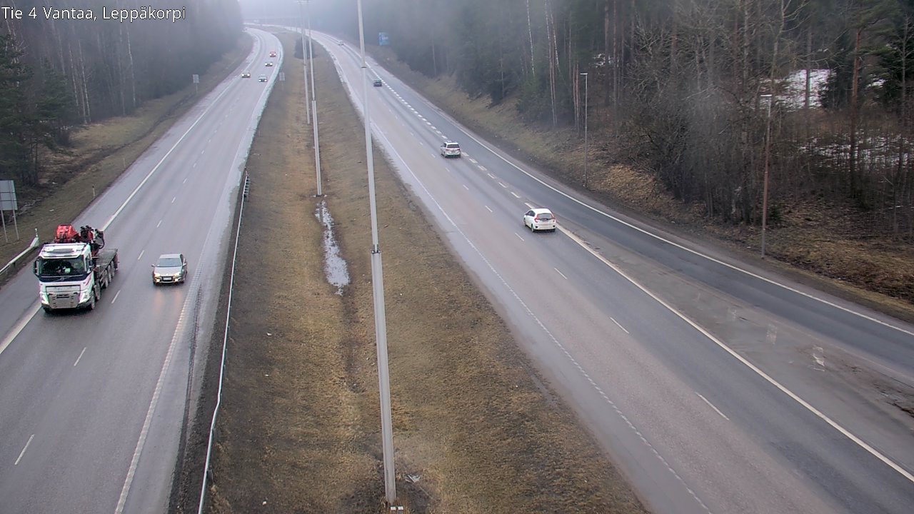 Weather Camera Image Road 4 Vantaa Leppäkorpi, Vantaa, Uusimaa