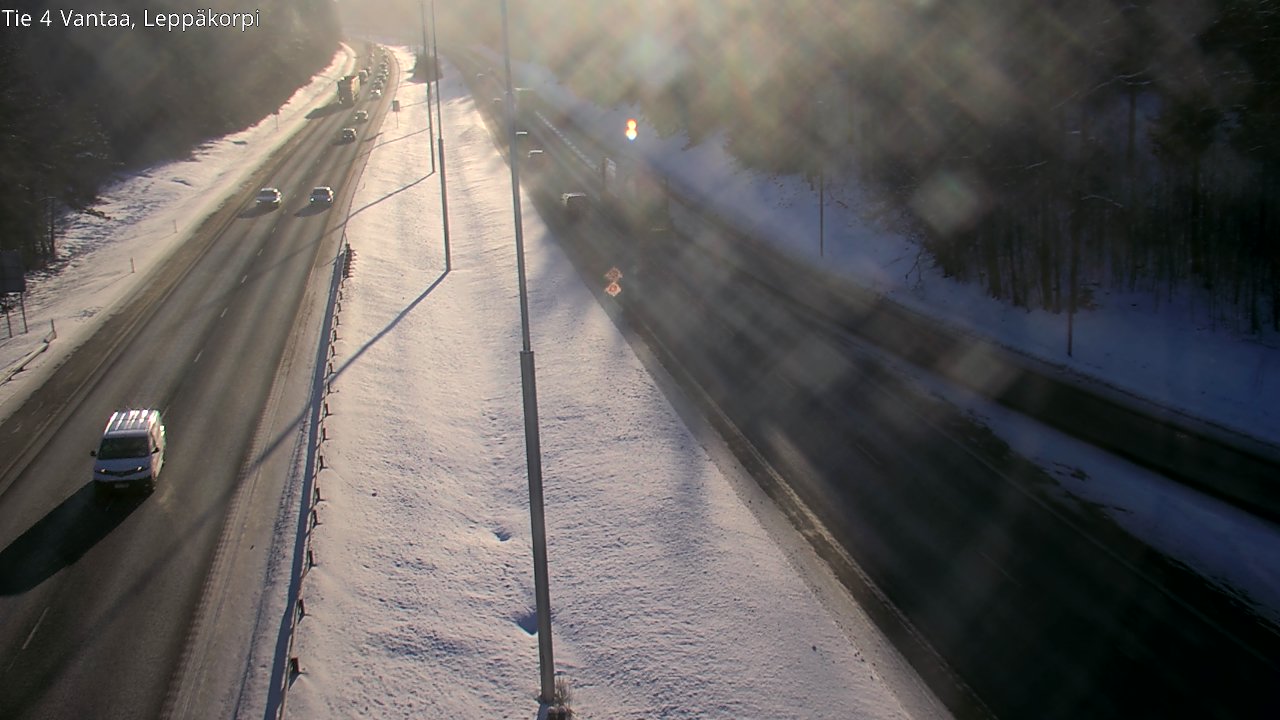 Weather Camera Image Road 4 Vantaa Leppäkorpi, Vantaa, Uusimaa