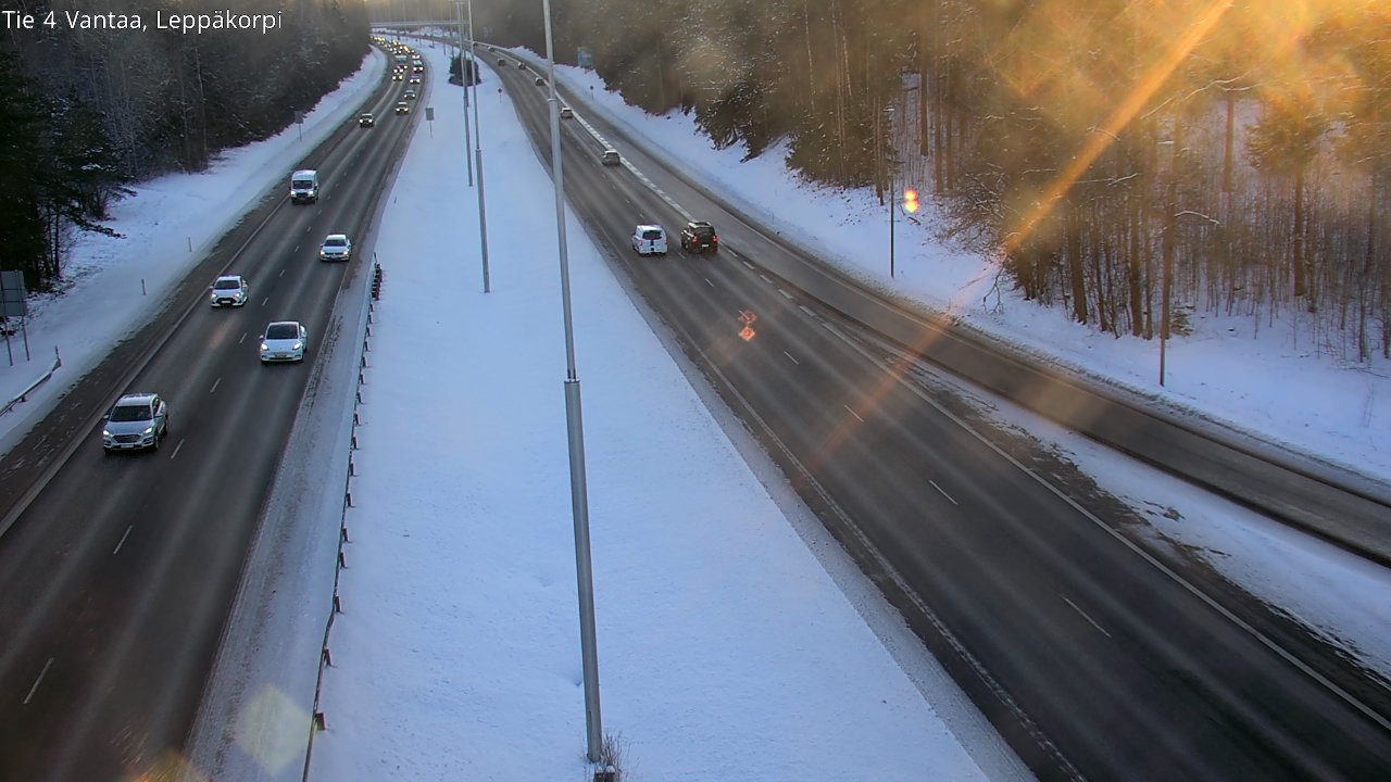 Weather Camera Image Road 4 Vantaa Leppäkorpi, Vantaa, Uusimaa