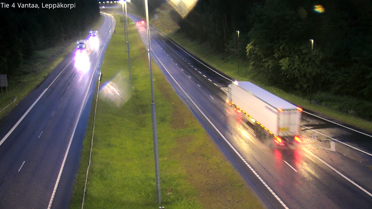 Weather Camera Image Väg 4 Vanda Alkärr, Vantaa, Uusimaa