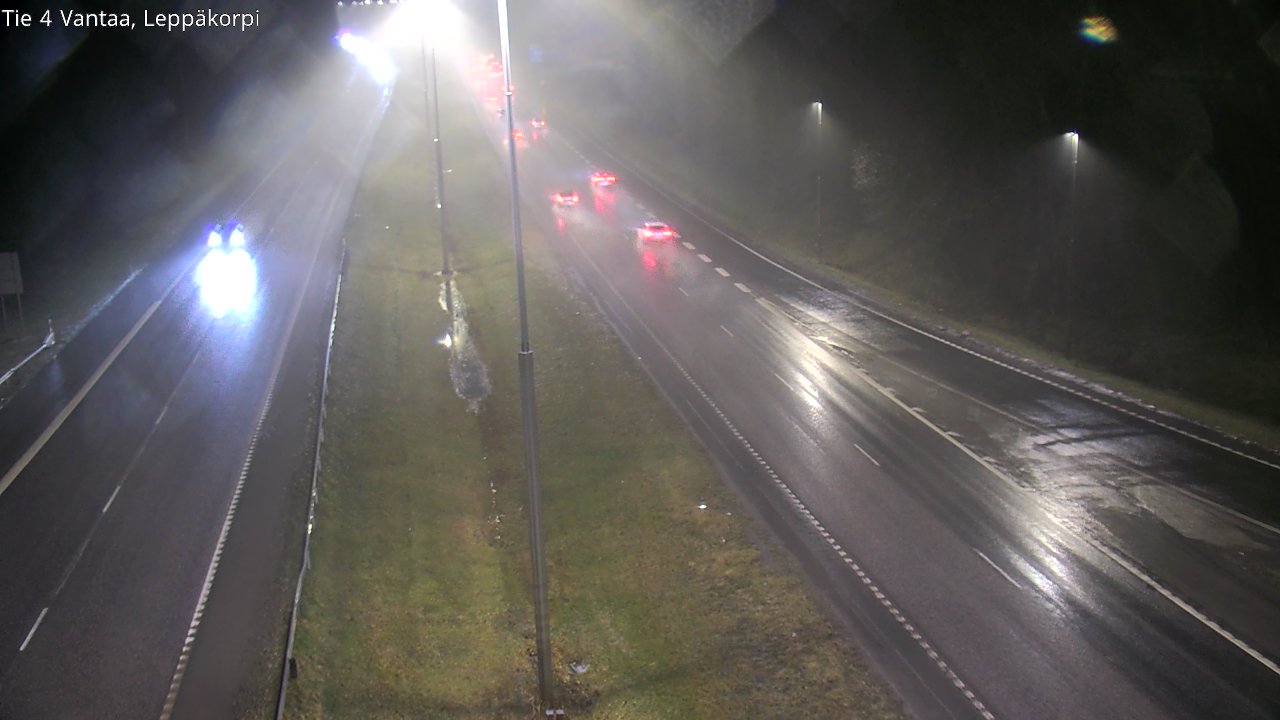Weather Camera Image Väg 4 Vanda Alkärr, Vantaa, Uusimaa