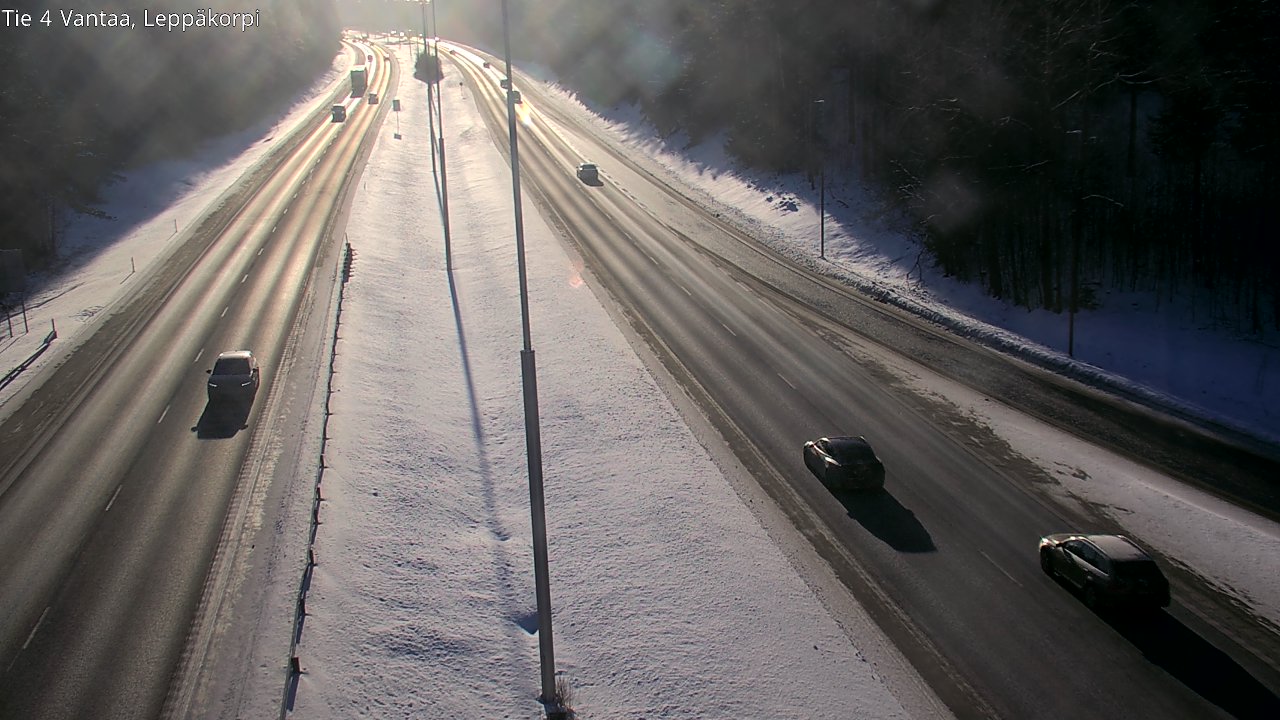 Weather Camera Image Road 4 Vantaa Leppäkorpi, Vantaa, Uusimaa