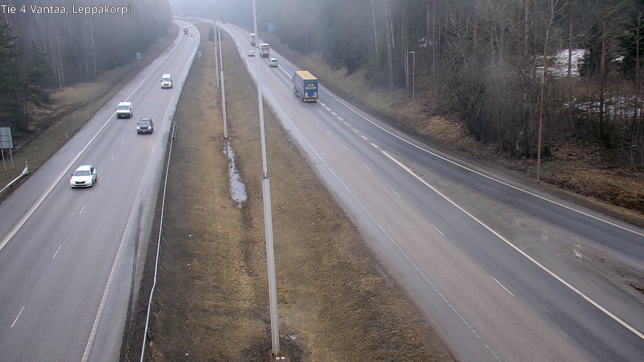 Weather Camera Image Road 4 Vantaa Leppäkorpi, Vantaa, Uusimaa