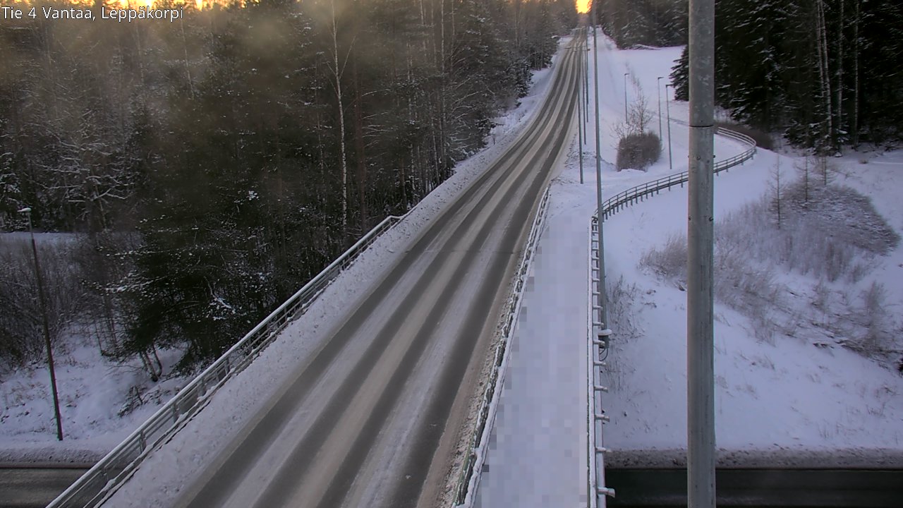 Weather Camera Image Road 4 Vantaa Leppäkorpi, Vantaa, Uusimaa