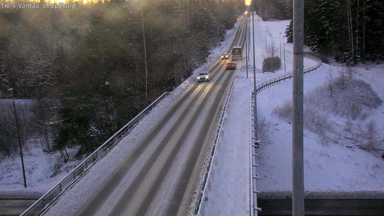 Weather Camera Image Road 4 Vantaa Leppäkorpi, Vantaa, Uusimaa