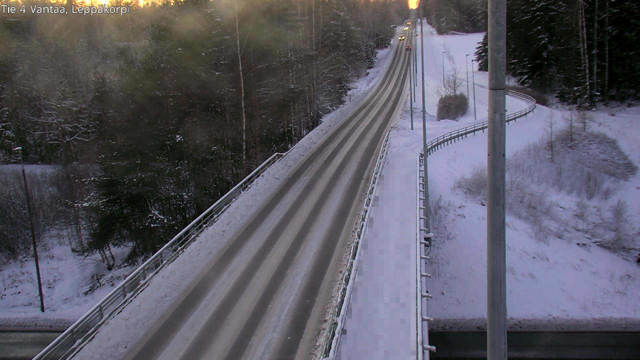 Weather Camera Image Road 4 Vantaa Leppäkorpi, Vantaa, Uusimaa