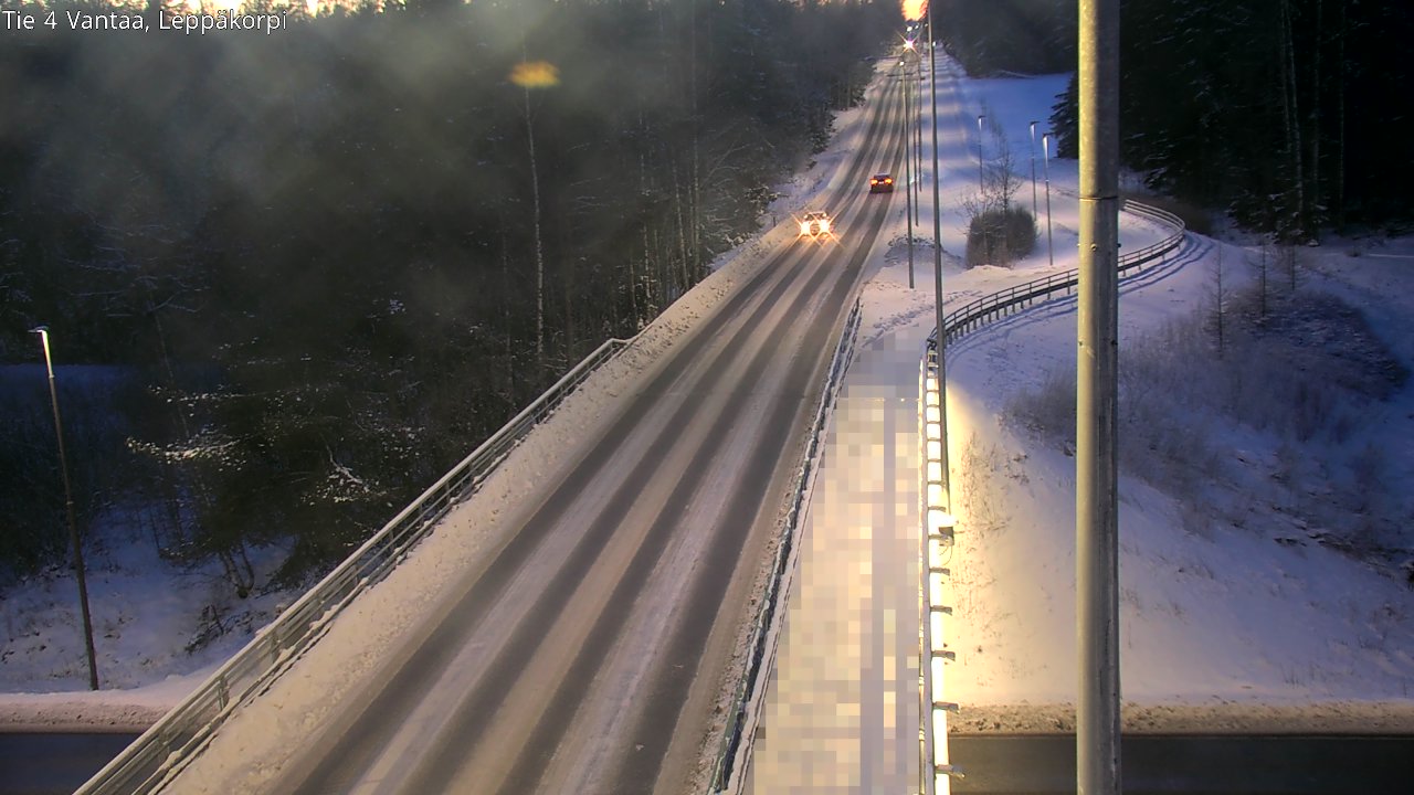 Weather Camera Image Road 4 Vantaa Leppäkorpi, Vantaa, Uusimaa