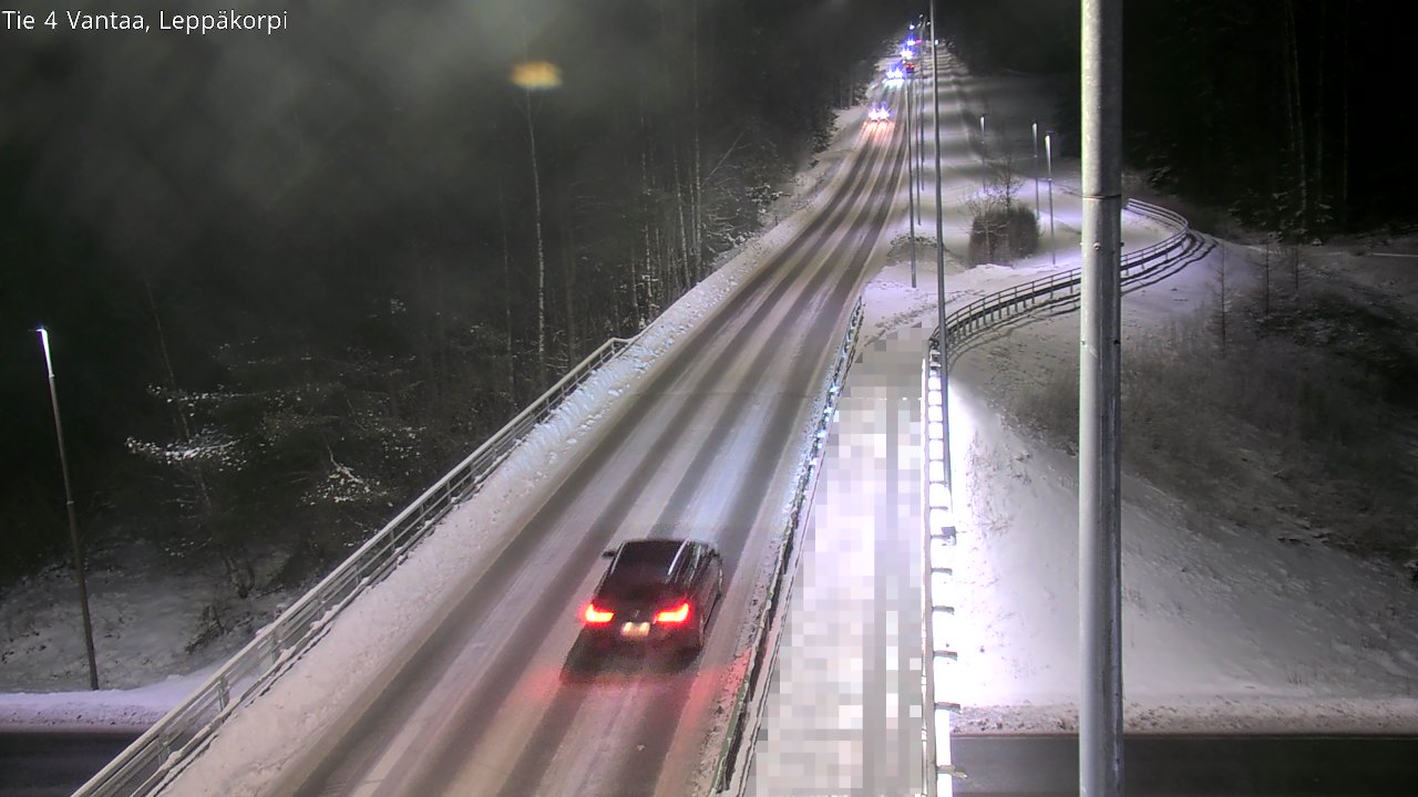Weather Camera Image Road 4 Vantaa Leppäkorpi, Vantaa, Uusimaa
