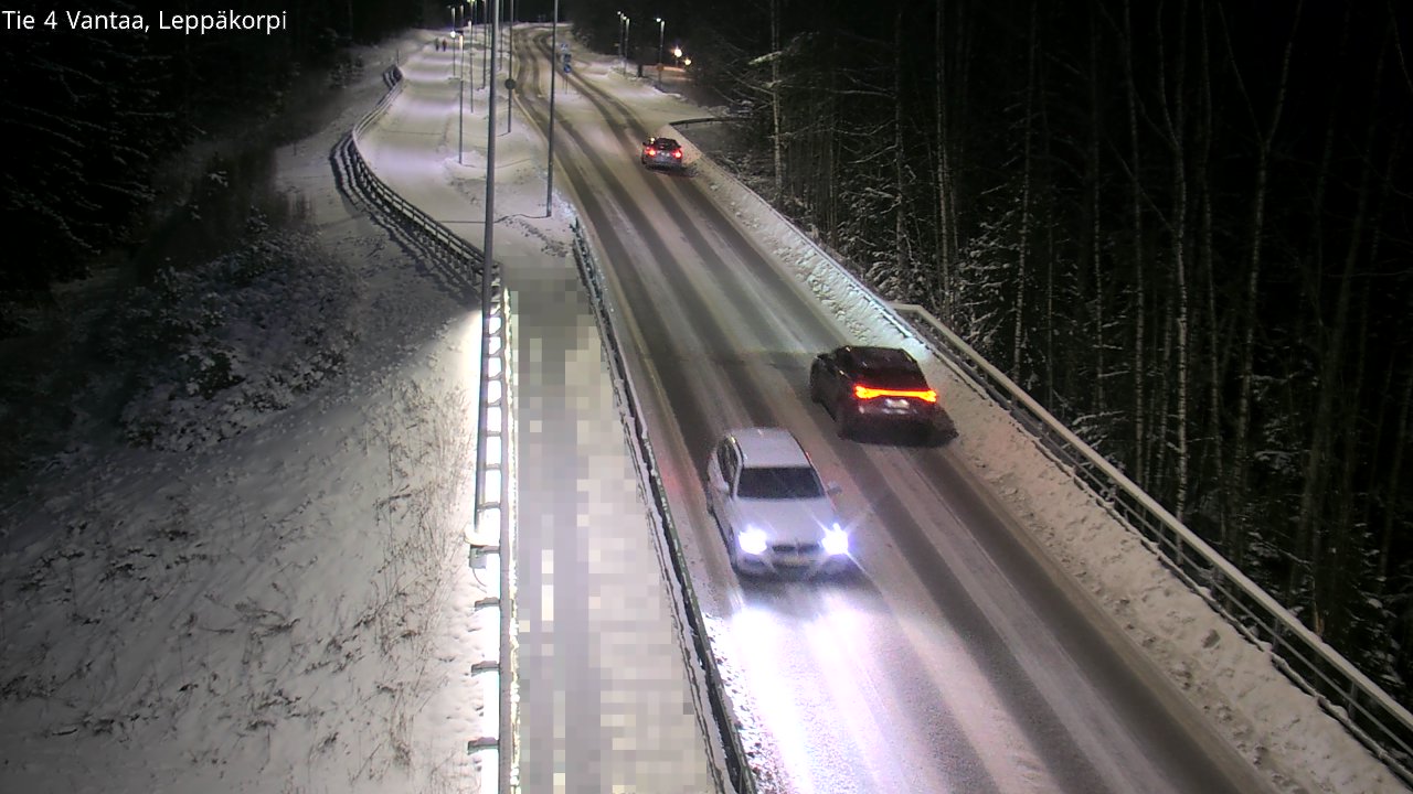 Weather Camera Image Road 4 Vantaa Leppäkorpi, Vantaa, Uusimaa