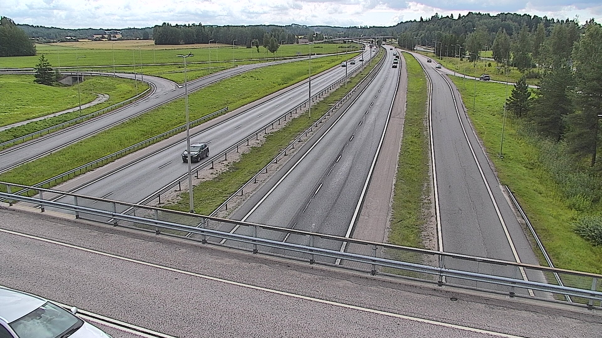 Kelikamerat Kuva Tie 3 Vantaa, Klaukkalan liittymä, Vantaa, Uusimaa