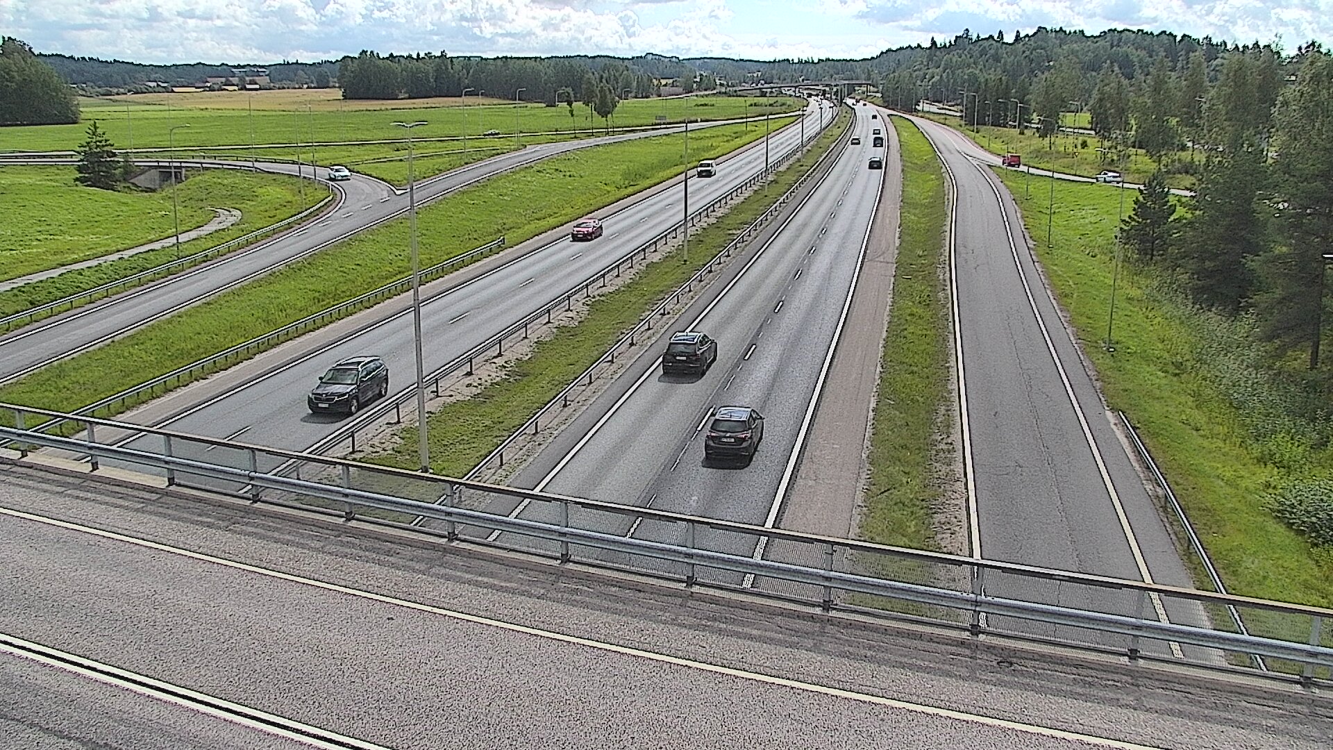 Kelikamerat Kuva Tie 3 Vantaa, Klaukkalan liittymä, Vantaa, Uusimaa