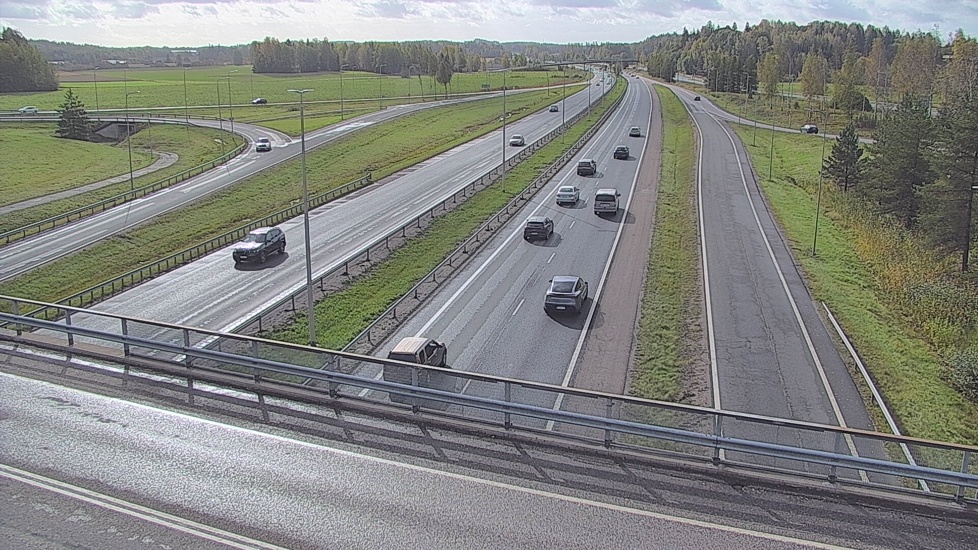 Kelikamerat Kuva Tie 3 Vantaa, Klaukkalan liittymä, Vantaa, Uusimaa