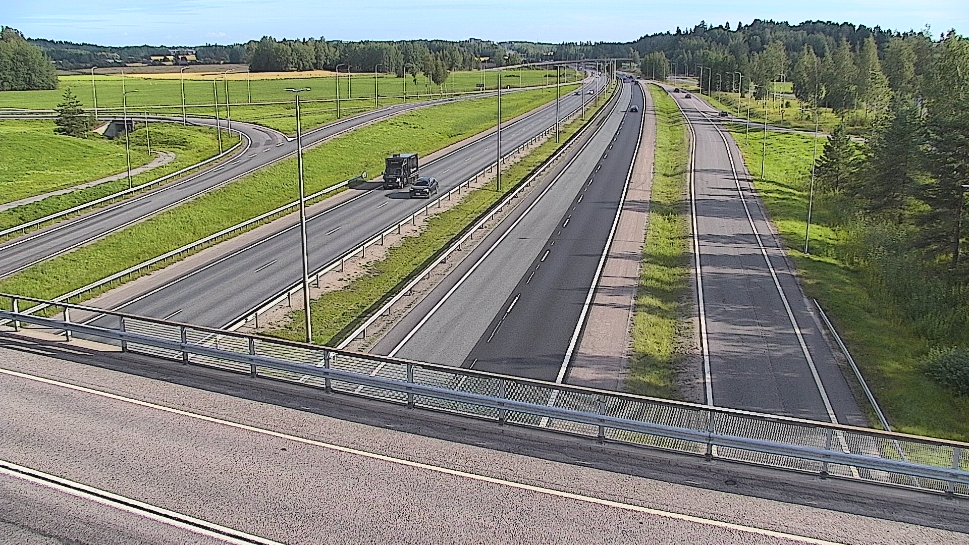 Kelikamerat Kuva Tie 3 Vantaa, Klaukkalan liittymä, Vantaa, Uusimaa