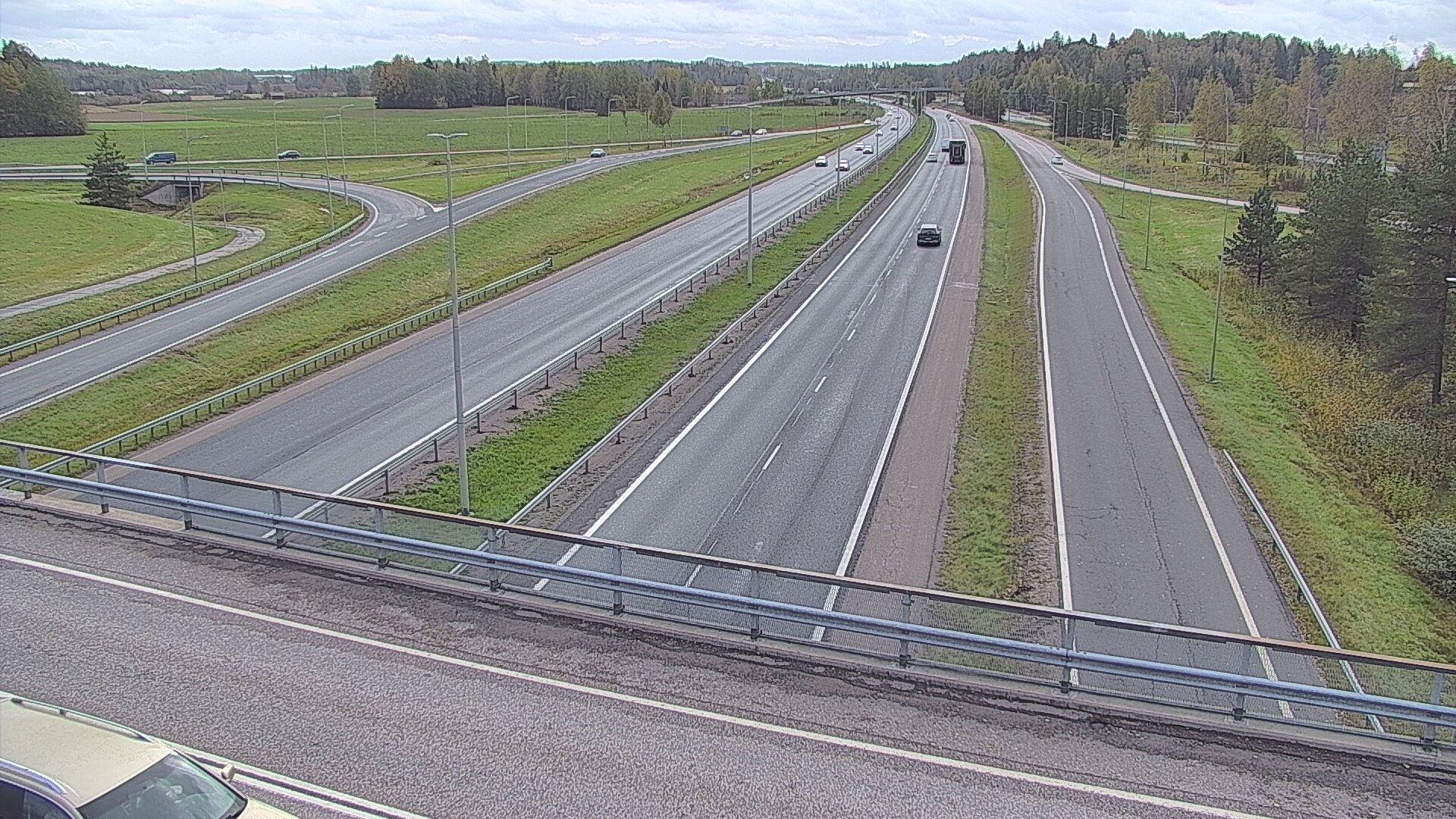 Kelikamerat Kuva Tie 3 Vantaa, Klaukkalan liittymä, Vantaa, Uusimaa
