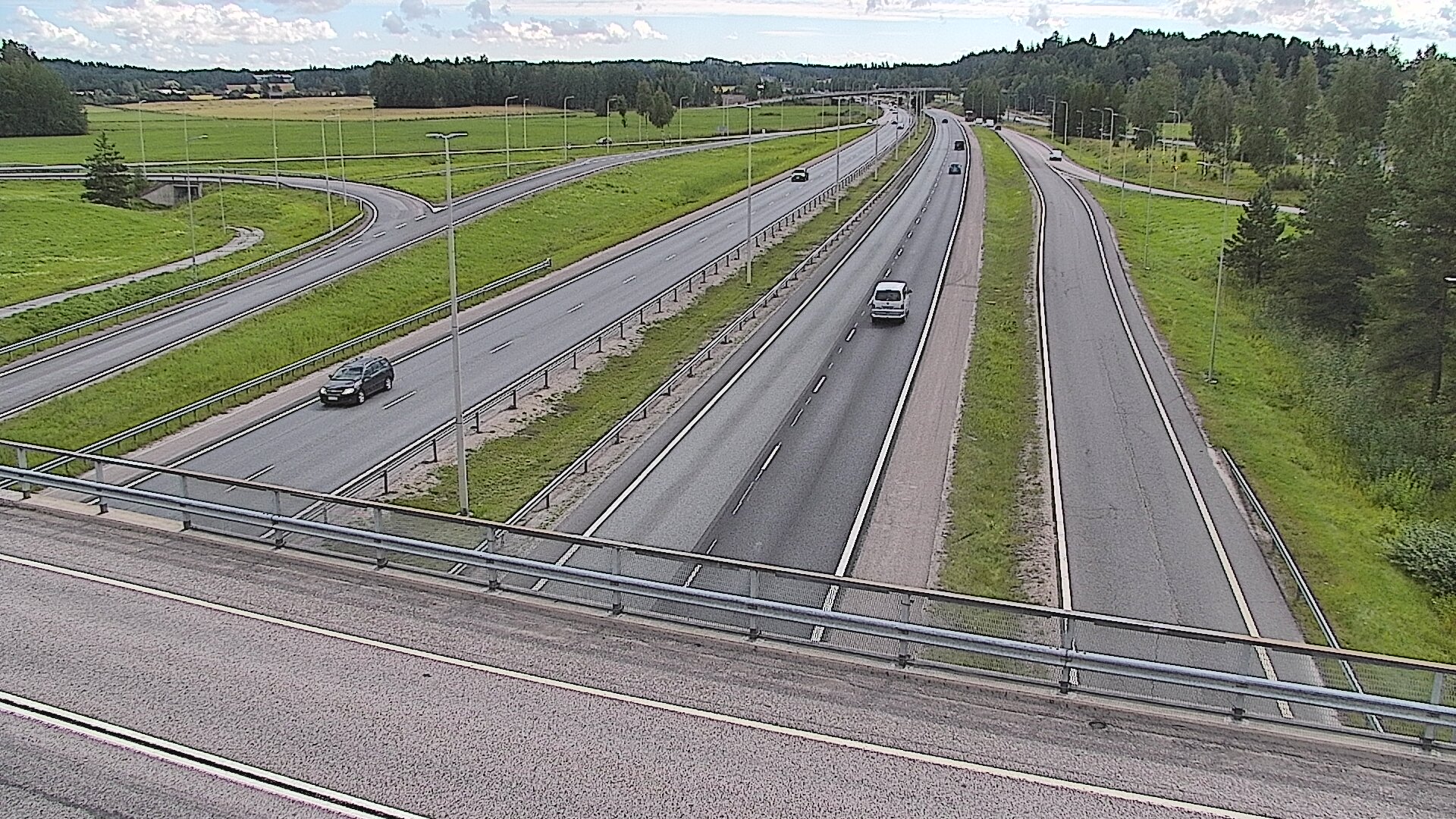Kelikamerat Kuva Tie 3 Vantaa, Klaukkalan liittymä, Vantaa, Uusimaa