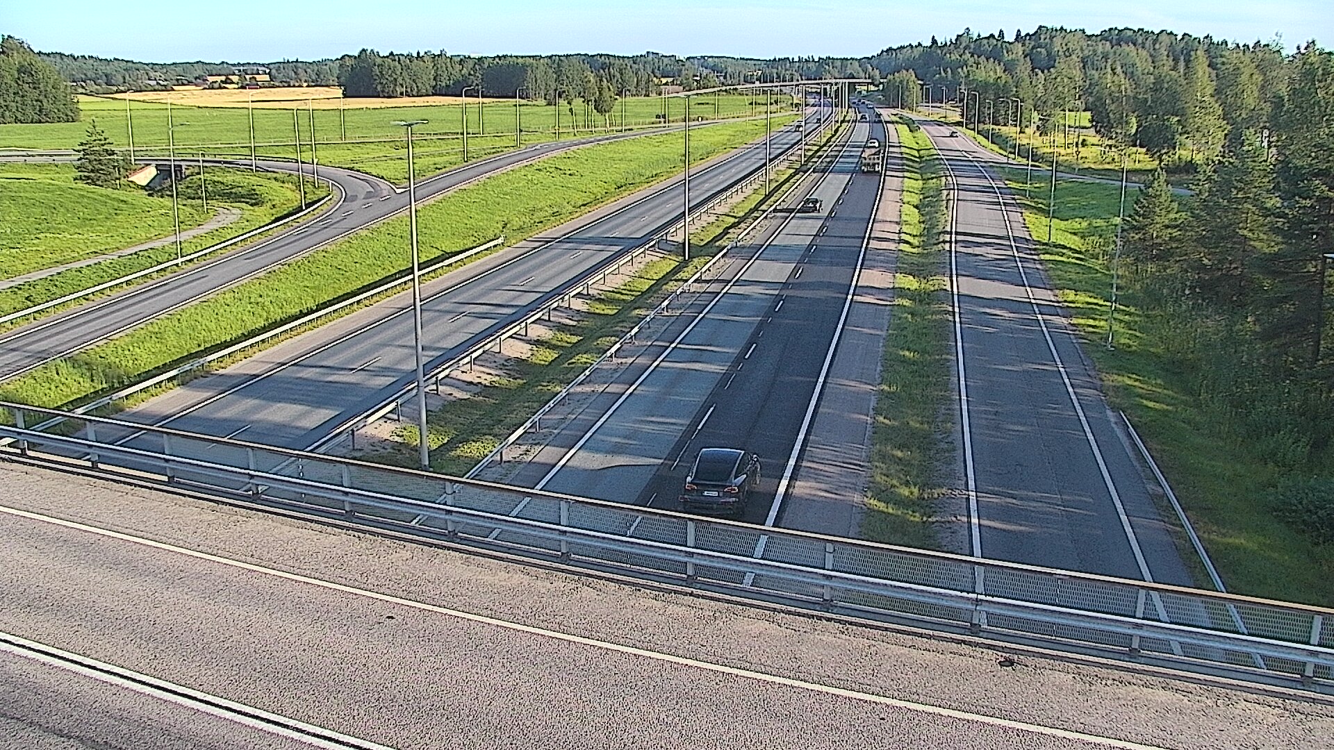 Kelikamerat Kuva Tie 3 Vantaa, Klaukkalan liittymä, Vantaa, Uusimaa